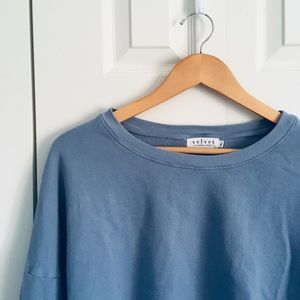 Twilight Purple Crop Sweatshirt